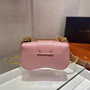 Forubags Prada Saffiano Leather Prada Sidonie Bag Pink - 1BD219 – 21.5x12x6.5 cm - 4