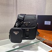 Forubags Prada Re-Nylon and Saffiano Leather Shoulder Bag - 2VD043 –14x19x5.5 cm - 1