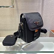 Forubags Prada Re-Nylon and Saffiano Leather Shoulder Bag - 2VD043 –14x19x5.5 cm - 4