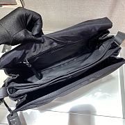 Forubags Prada Medium Padded Nylon Shoulder Bag Black - 1BD255 –21.5x12x30 cm - 4