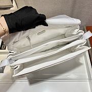 Forubags Prada Medium Padded Nylon Shoulder Bag White - 1BD255 –21.5x12x30 cm - 2