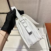 Forubags Prada Medium Padded Nylon Shoulder Bag White - 1BD255 –21.5x12x30 cm - 5