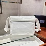 Forubags Prada Medium Nylon Shoulder Bag White - 1BD671 –30x25x12 cm - 5