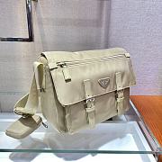 Forubags Prada Medium Nylon Shoulder Bag Beige - 1BD671 –30x25x12 cm - 6