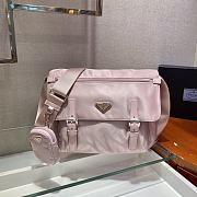 Forubags Prada Medium Nylon Shoulder Bag Pink - 1BD671 –30x25x12 cm - 1