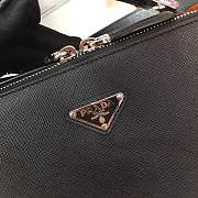 Forubags Prada Brique Saffiano Leather Cross-Body Bag Black - 2VH069 –22x16x6 cm - 5