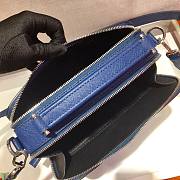 Forubags Prada Brique Saffiano Leather Cross-Body Bag Blue - 2VH069 –22x16x6 cm - 2