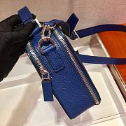 Forubags Prada Brique Saffiano Leather Cross-Body Bag Blue - 2VH069 –22x16x6 cm - 4