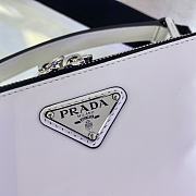 Forubags Prada Brique Shiny Leather Cross-Body Bag White - 2VH069 –22x16x6 cm - 2