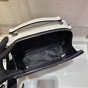 Forubags Prada Brique Shiny Leather Cross-Body Bag White - 2VH069 –22x16x6 cm - 6
