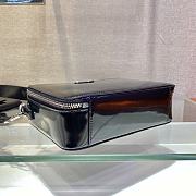 Forubags Prada Brique Shiny Leather Cross-Body Bag Black - 2VH069 –22x16x6 cm - 2