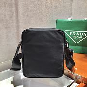 Forubags Prada Nylon and Saffiano Leather Bag with Strap Silver Logo- 2VH112 –20x16x5 cm - 6