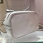 Forubags Prada Saffiano Leather Bucket Bag White - 1BZ032 –22x22x14 cm - 2