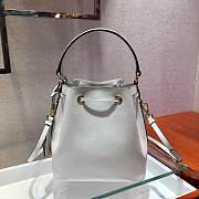 Forubags Prada Saffiano Leather Bucket Bag White - 1BZ032 –22x22x14 cm - 5