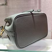 Forubags Prada Saffiano Leather Bucket Bag Gray - 1BZ032 –22x22x14 cm - 5