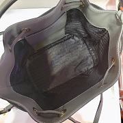 Forubags Prada Saffiano Leather Bucket Bag Gray - 1BZ032 –22x22x14 cm - 6