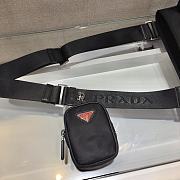 Forubags Prada Nylon Cross Body Bag Black/Red- 2VH110 –25x22x7 cm - 4