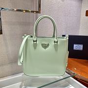 Forubags Prada Brushed Leather Tote Bag Mint - 1BA330 –24x22x6 cm - 1