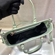 Forubags Prada Brushed Leather Tote Bag Mint - 1BA330 –24x22x6 cm - 3