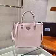 Forubags Prada Brushed Leather Tote Bag Pink - 1BA330 –24x22x6 cm - 1