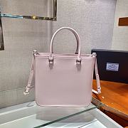 Forubags Prada Brushed Leather Tote Bag Pink - 1BA330 –24x22x6 cm - 2