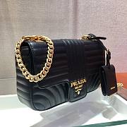Forubags Prada Medium Leather Prada Diagramme Gold Chain Bag Black - 1BD108 –24x14x6 cm - 5