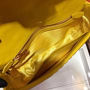Forubags Prada Medium Leather Prada Diagramme Gold Chain Bag Yellow - 1BD108 –24x14x6 cm - 3