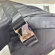 Forubags Prada Re-Nylon And Leather Backpack Black - 2VZ092 –26.5x37.5x10 cm - 3