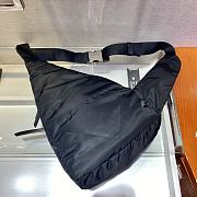 Forubags Prada Re-Nylon And Leather Backpack Black - 2VZ092 –26.5x37.5x10 cm - 4