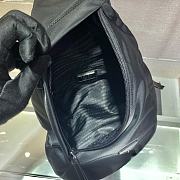 Forubags Prada Re-Nylon And Leather Backpack Black - 2VZ092 –26.5x37.5x10 cm - 5