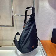 Forubags Prada Re-Nylon And Leather Backpack Black - 2VZ092 –26.5x37.5x10 cm - 6