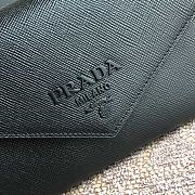 Forubags Prada Saffiano Leather Prada Monochrome Bag Black - 1BD127 –21x14x10 cm - 6