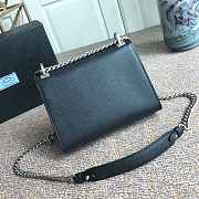 Forubags Prada Saffiano Leather Prada Monochrome Bag Black - 1BD127 –21x14x10 cm - 4