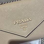 Forubags Prada Saffiano Leather Prada Monochrome Bag Beige - 1BD127 –21x14x10 cm - 6