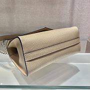 Forubags Prada Saffiano Leather Prada Monochrome Bag Beige - 1BD127 –21x14x10 cm - 5