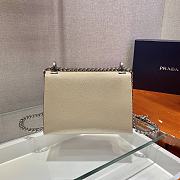 Forubags Prada Saffiano Leather Prada Monochrome Bag Beige - 1BD127 –21x14x10 cm - 2