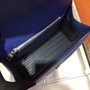 Forubags Prada Saffiano Leather Prada Monochrome Bag Sea Blue - 1BD127 –21x14x10 cm - 5