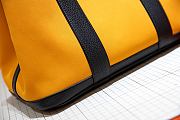 Forubags Hermes Garden Party Canvas Leather Bag Yellow/Black – 30x23x17 cm - 2