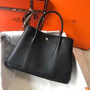 Forubags Hermes Garden Party TPM Togo Leather Black – 30x21x13 cm - 1