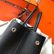 Forubags Hermes Garden Party TPM Togo Leather Black – 30x21x13 cm - 2