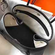Forubags Hermes Garden Party TPM Togo Leather Black – 30x21x13 cm - 5