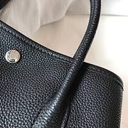 Forubags Hermes Garden Party TPM Togo Leather Black – 30x21x13 cm - 6