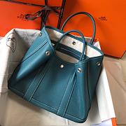 Forubags Hermes Garden Party TPM Togo Leather Cowboy Blue – 30x21x13 cm - 2