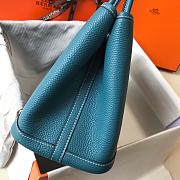 Forubags Hermes Garden Party TPM Togo Leather Cowboy Blue – 30x21x13 cm - 3