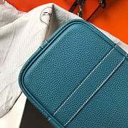 Forubags Hermes Garden Party TPM Togo Leather Cowboy Blue – 30x21x13 cm - 5