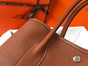 Forubags Hermes Garden Party TPM Togo Leather Golden Brown – 30x21x13 cm - 6