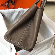 Forubags Hermes Garden Party TPM Togo Leather Elephant Grey – 30x21x13 cm - 2