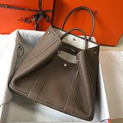 Forubags Hermes Garden Party TPM Togo Leather Elephant Grey – 30x21x13 cm - 6