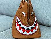 Forubags Hermes Bolide Limited Edition Runway Shark Palladium Hardware Brown – 46x24.5x34 cm - 6