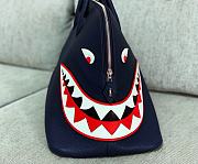 Forubags Hermes Bolide Limited Edition Runway Shark Palladium Hardware Dark Blue – 46x24.5x34 cm - 3